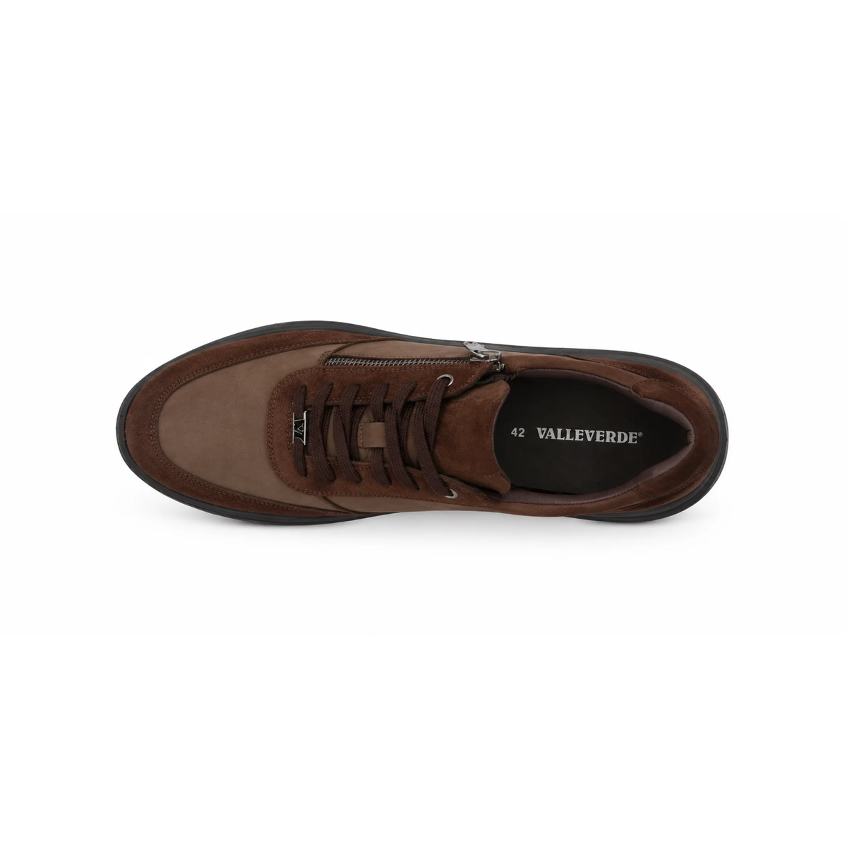 Valleverde 36831 — Sneaker uomo in pelle nabuk brown