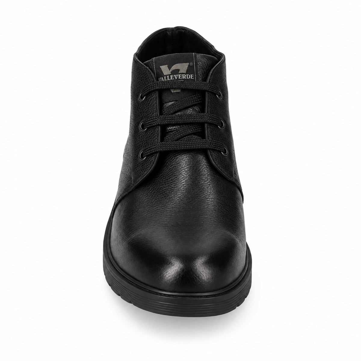 Valleverde VJ836F — Polacchina uomo nera con lacci