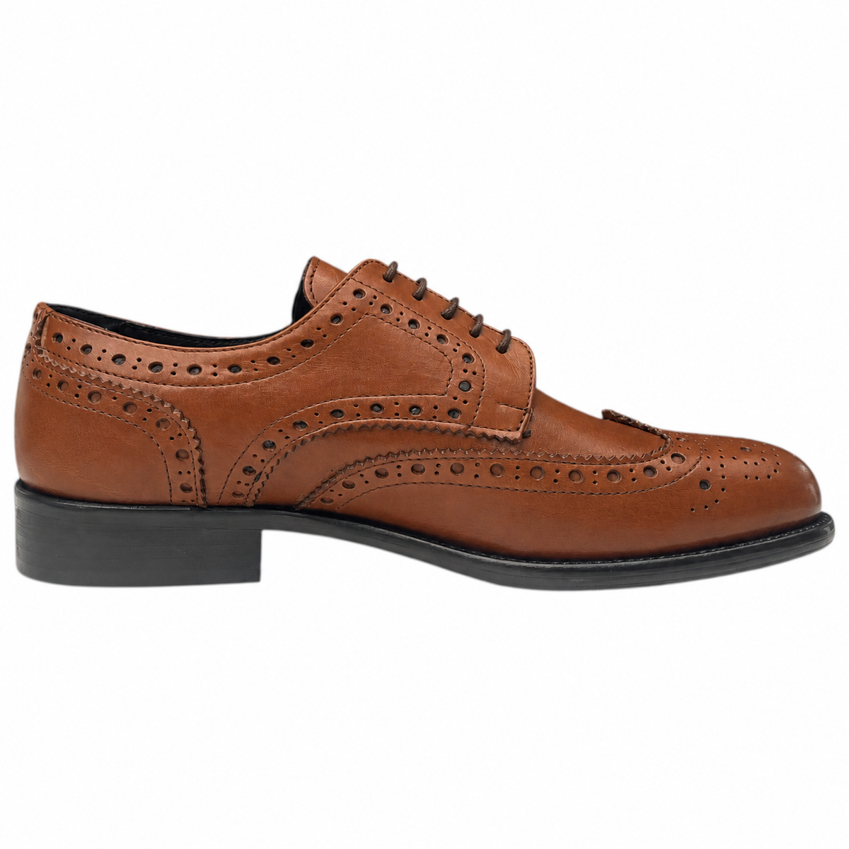 Antica Calzoleria Campana 612 — Derby Brogue Uomo Artigianale in Vitello Cuoio