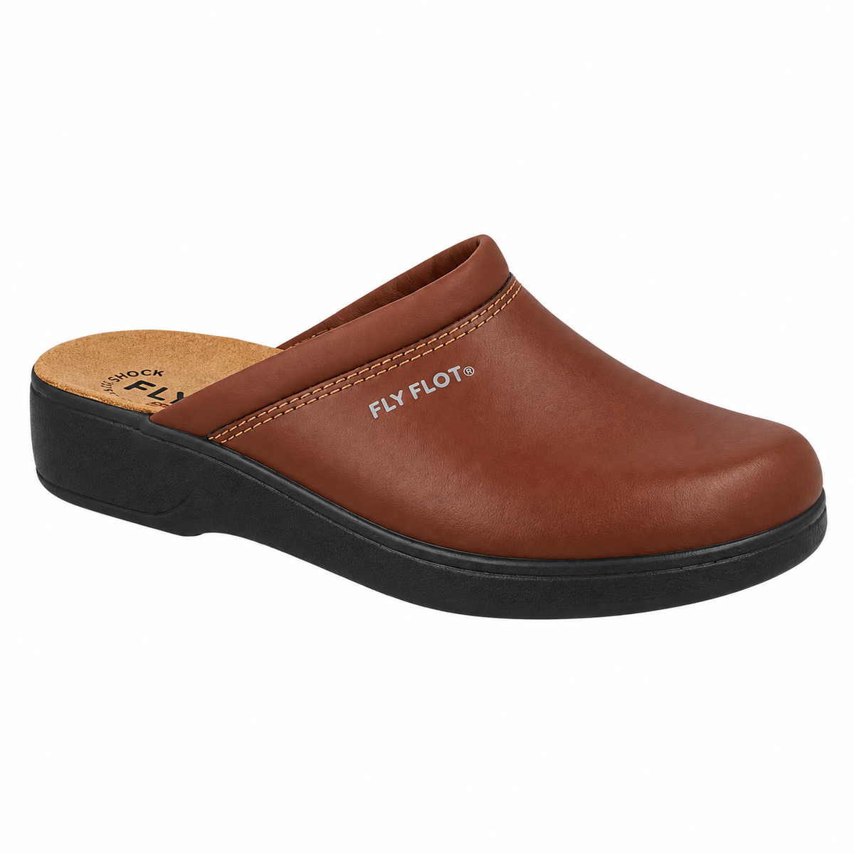Fly Flot 28093 — Ciabatta Uomo in Pelle Testa di Moro