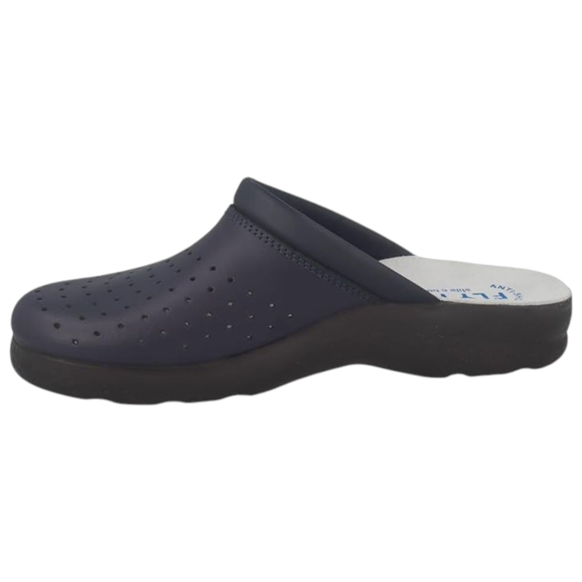 Fly Flot 82094 — Ciabatta Sanitaria Uomo in Pelle Forata
