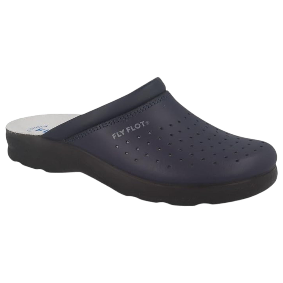 Fly Flot 82094 — Ciabatta Sanitaria Uomo in Pelle Forata