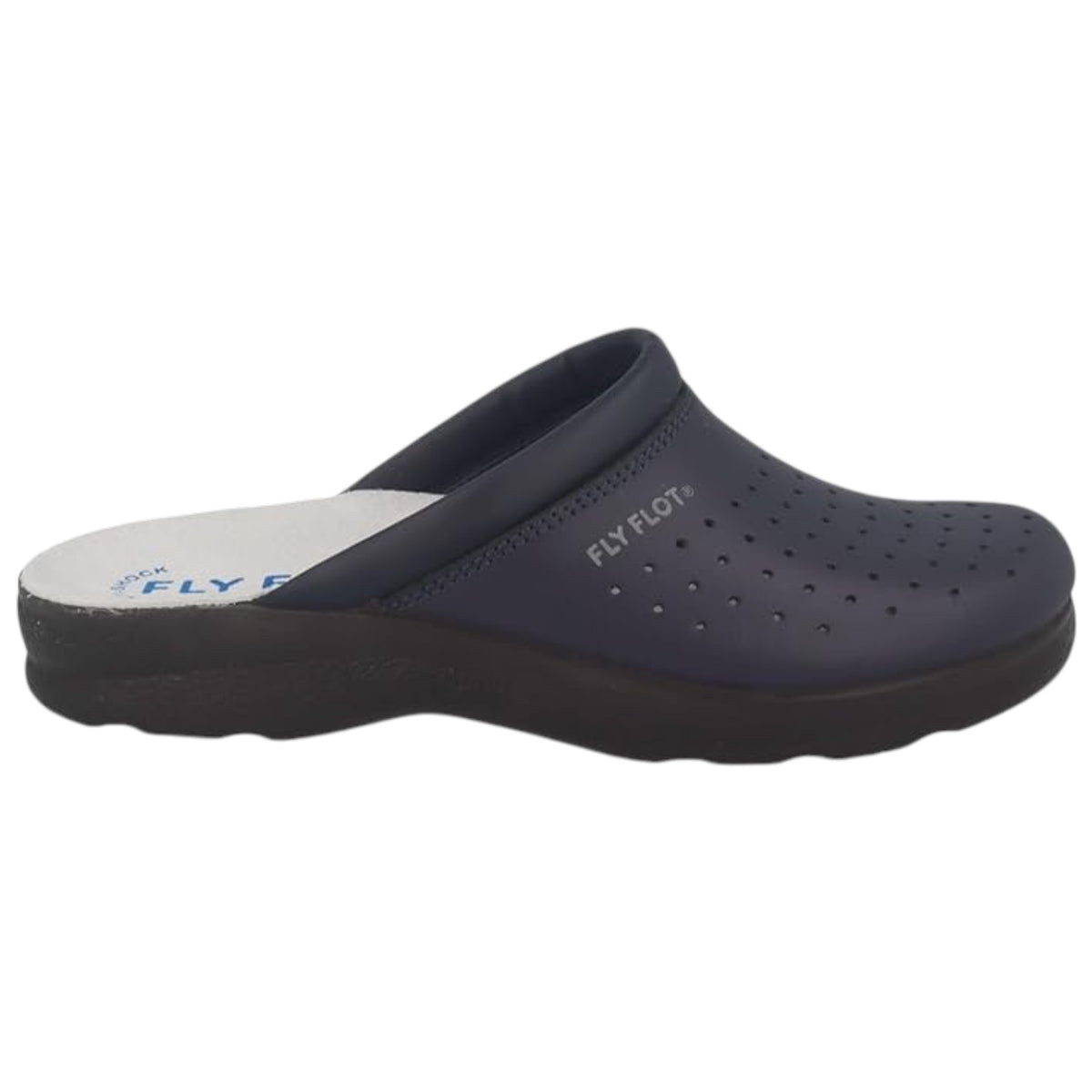 Fly Flot 82094 — Ciabatta Sanitaria Uomo in Pelle Forata