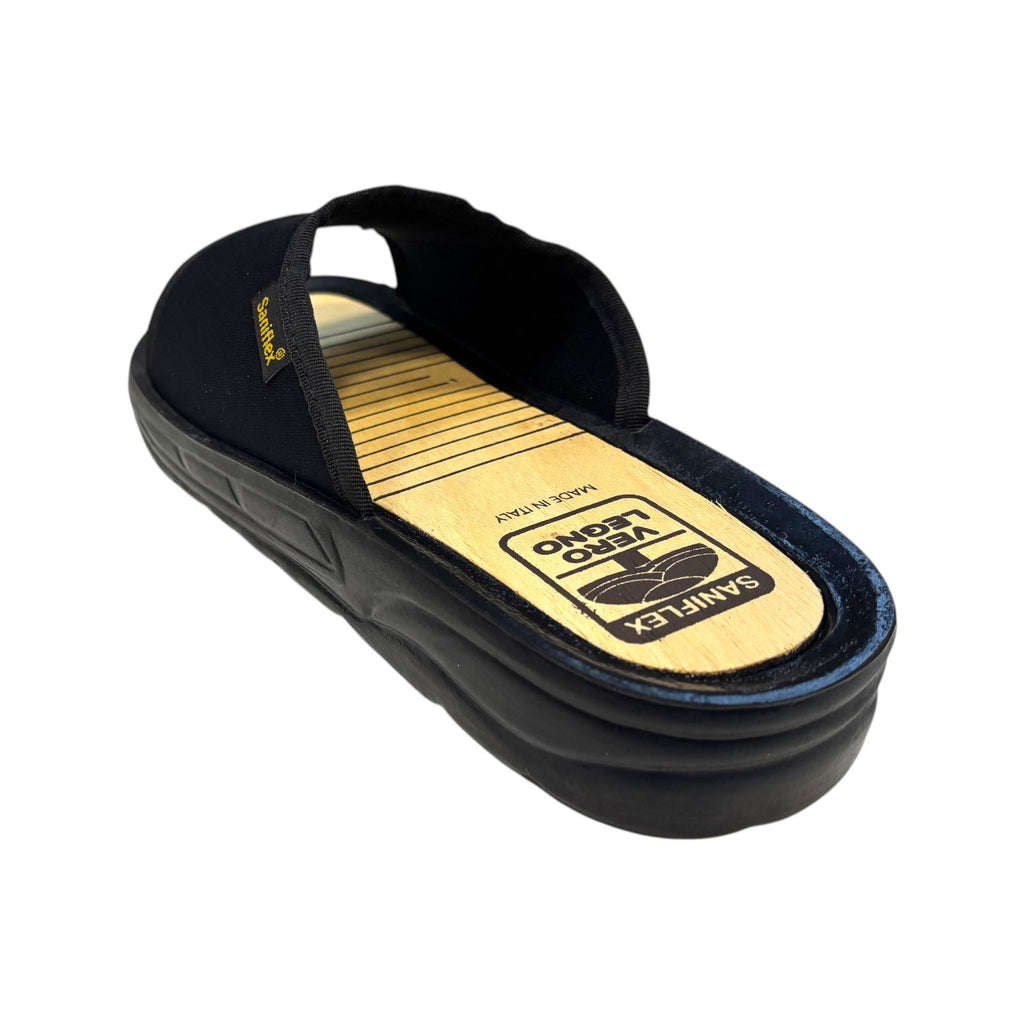 Saniflex 5.1 — Ciabatta Uomo con Sottopiede in Legno