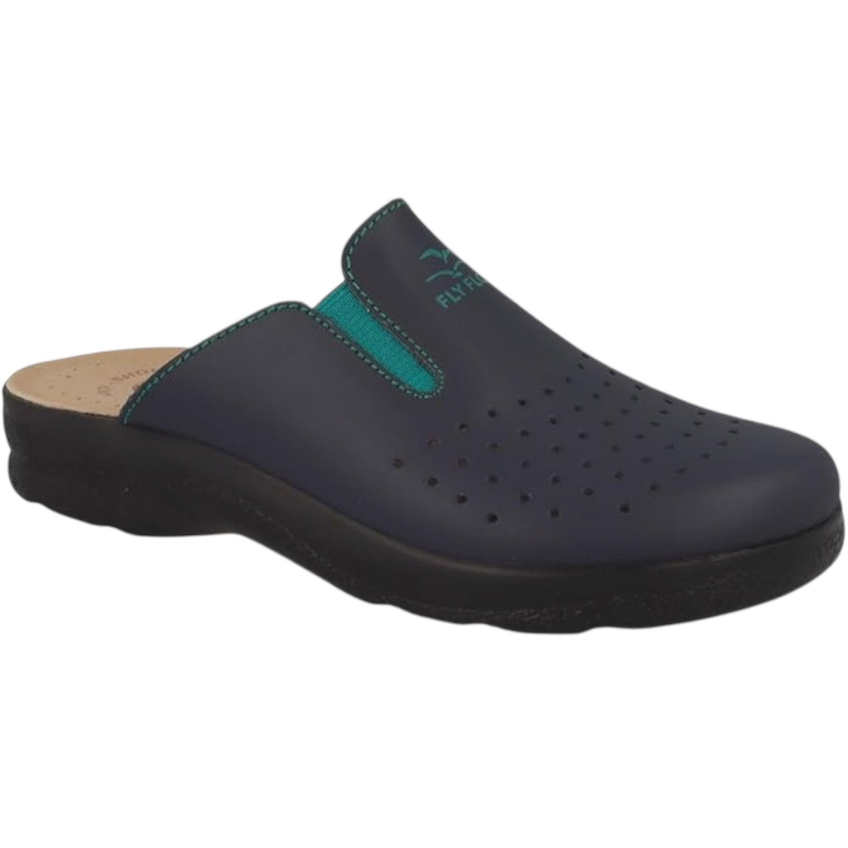 Fly Flot 82316 — Ciabatta Sanitaria Uomo in Pelle