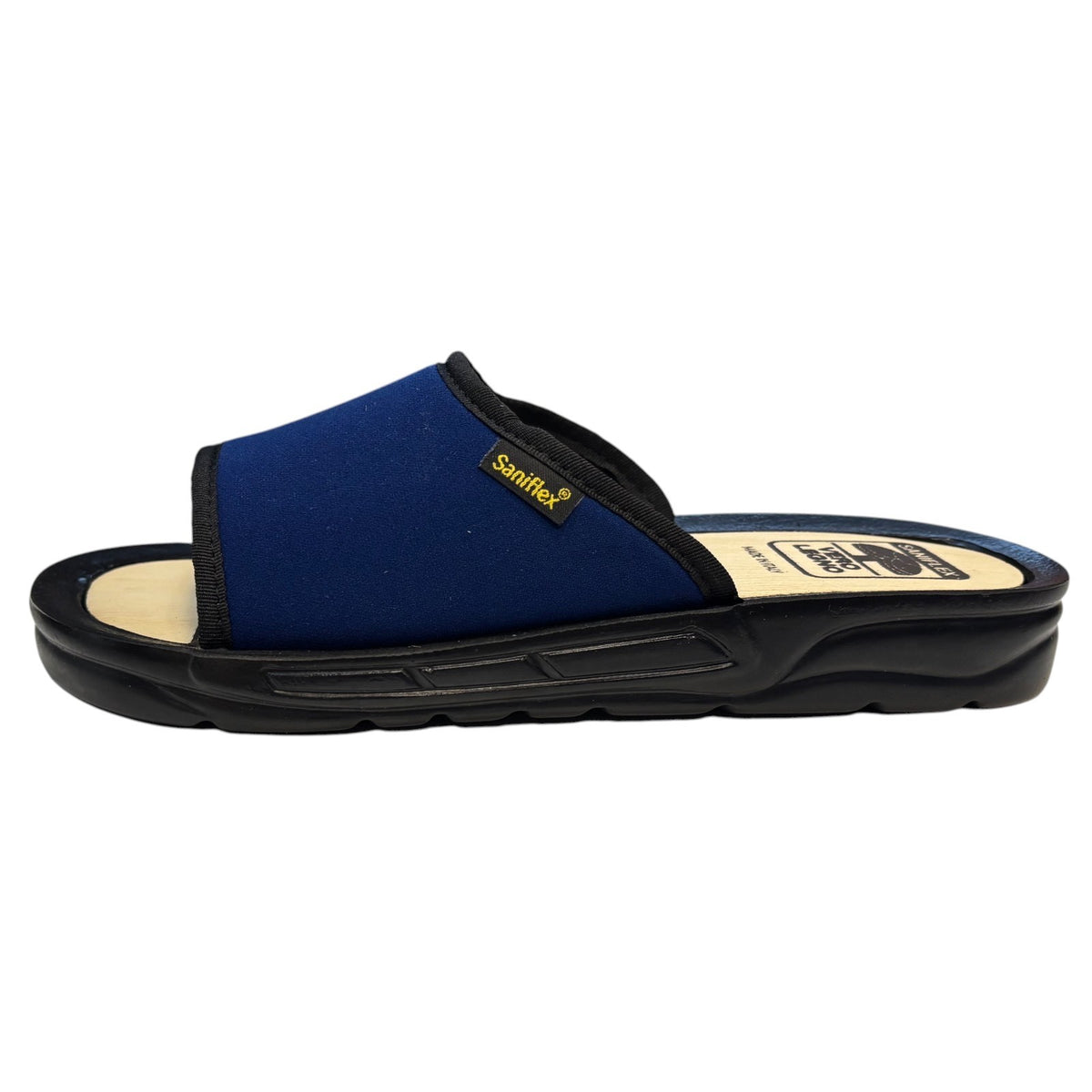 Saniflex 5.1 — Ciabatta Uomo con Sottopiede in Legno