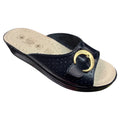 Sanital Light 1368 — Ciabatta Sanitaria Donna in Pelle con Fibbia