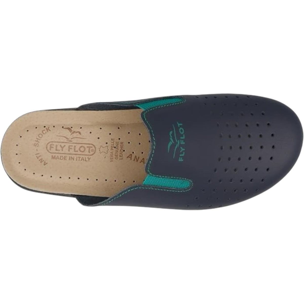 Fly Flot 82316 — Ciabatta Sanitaria Uomo in Pelle