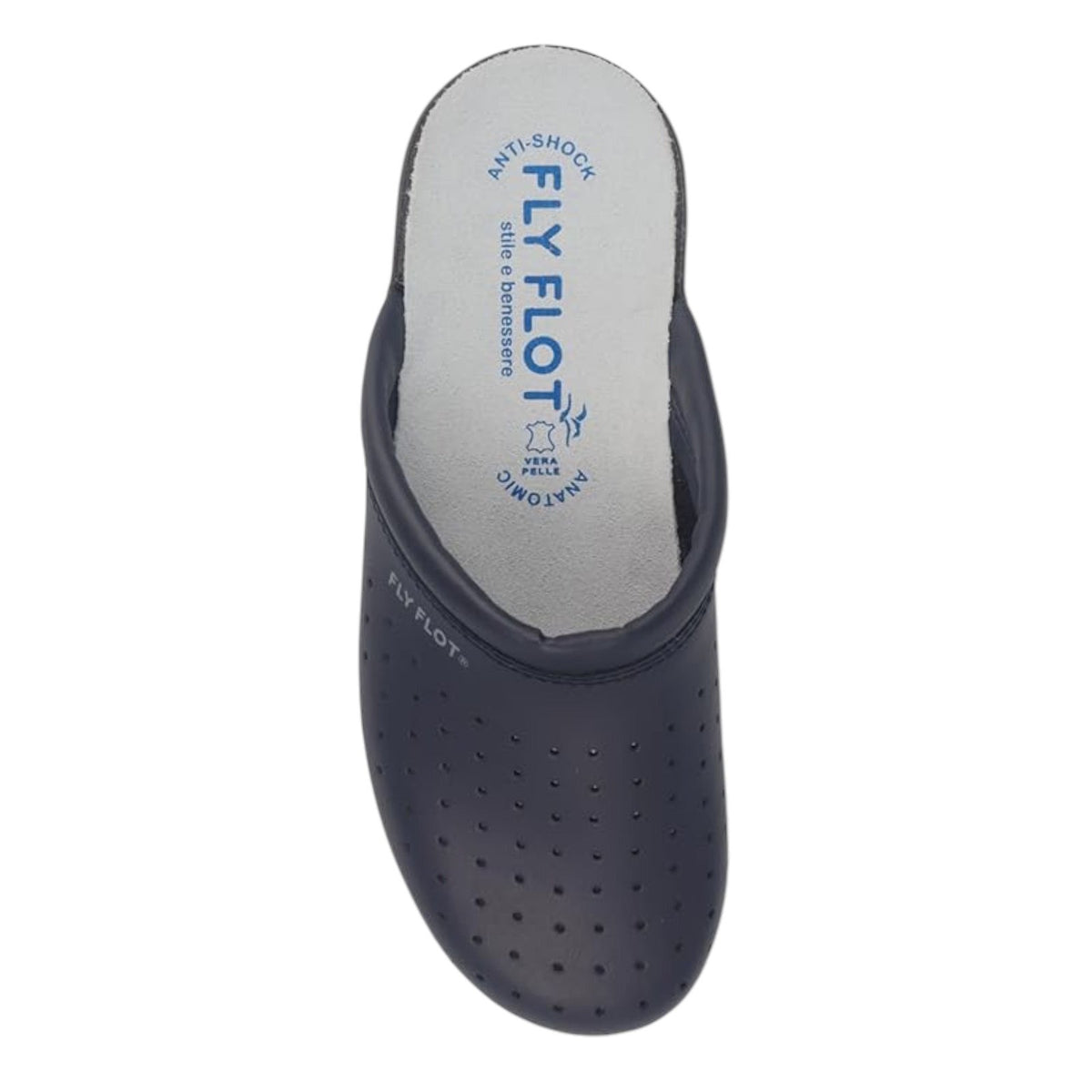 Fly Flot 85094 — Ciabatta Sanitaria Donna in Pelle Forata