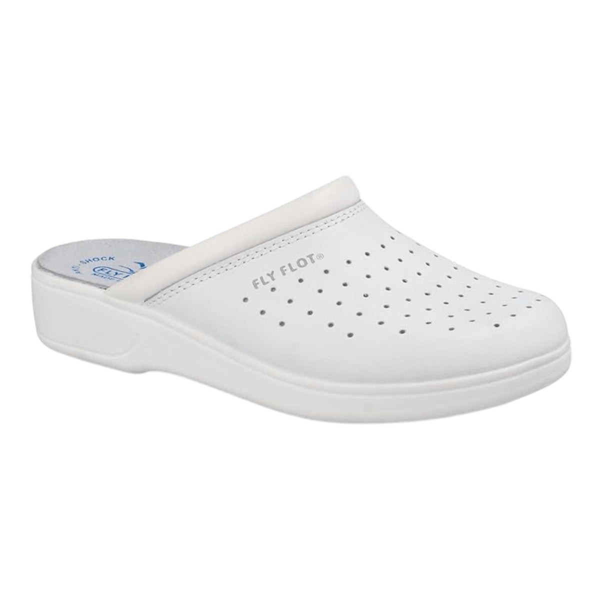 Fly Flot 85094 — Ciabatta Sanitaria Donna in Pelle Forata