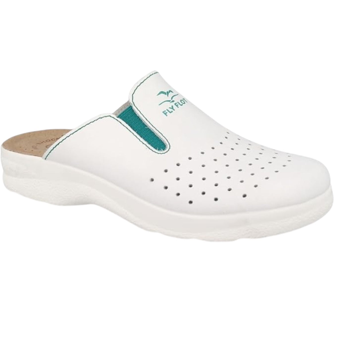 Fly Flot 82316 — Ciabatta Sanitaria Uomo in Pelle