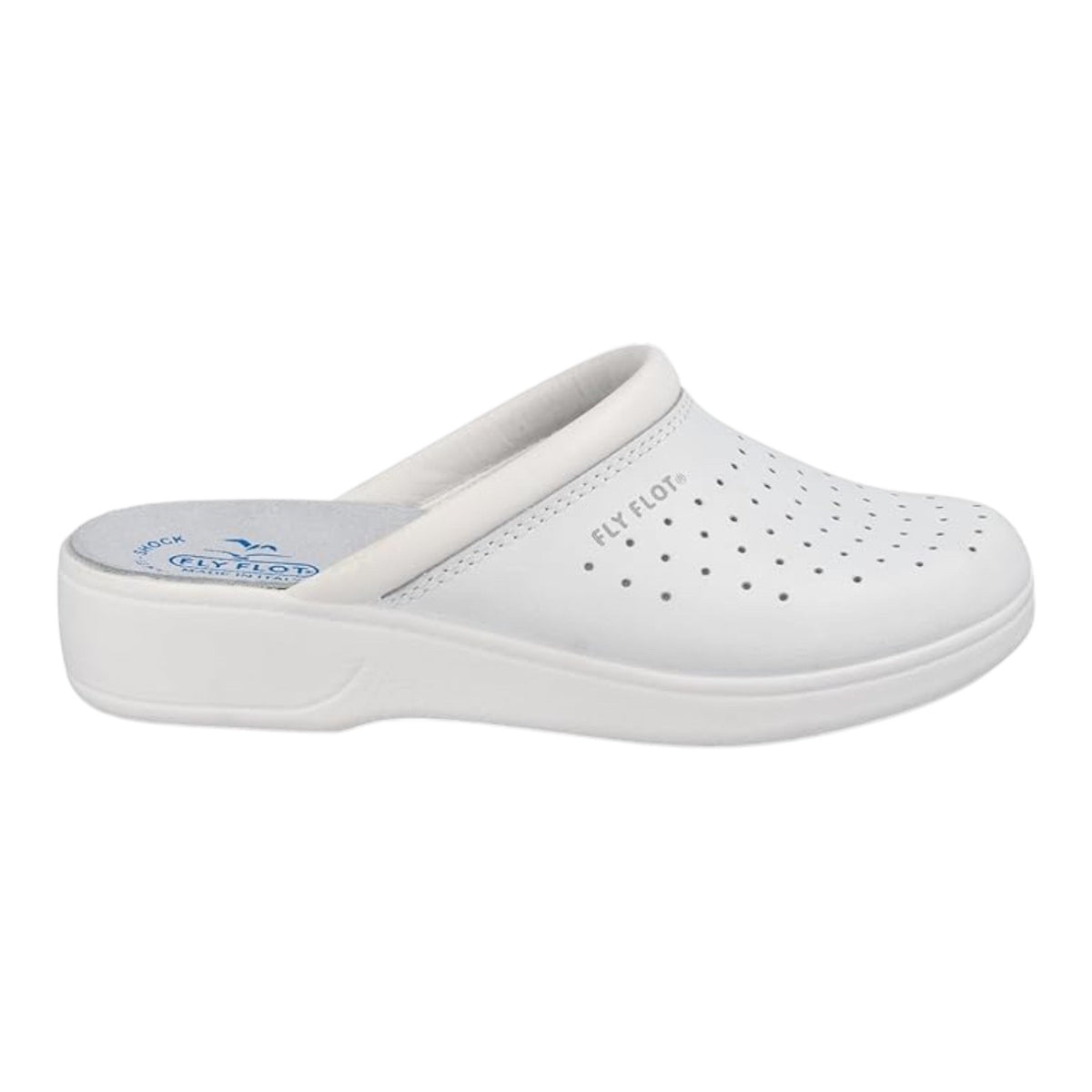 Fly Flot 85094 — Ciabatta Sanitaria Donna in Pelle Forata