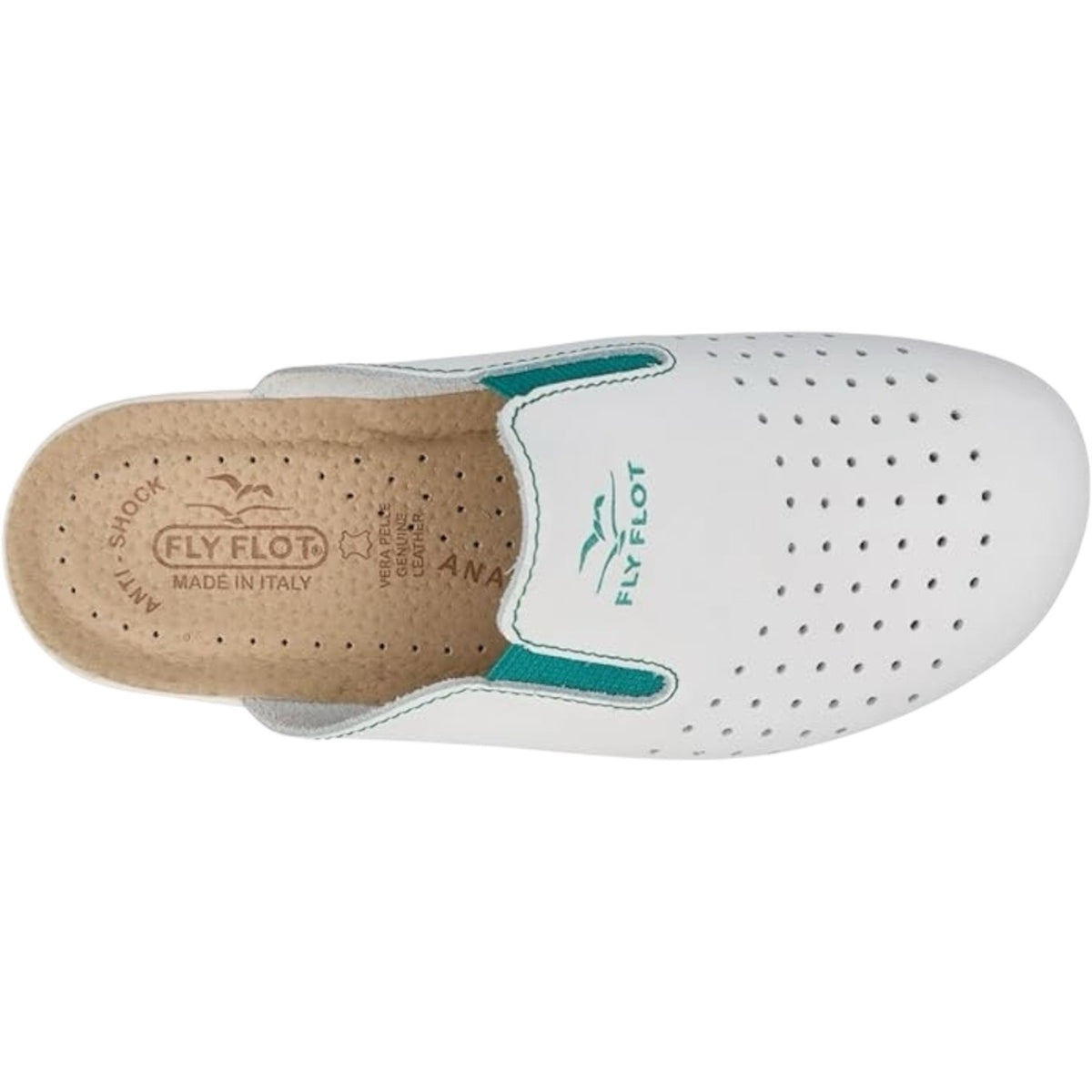 Fly Flot 81474 — Ciabatta Sanitaria Donna in Pelle