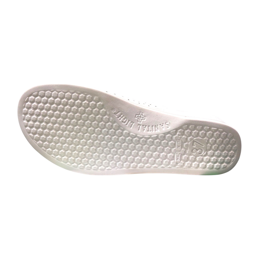 Sanital Light 1374 — Ciabatta Sanitaria Donna in Pelle con Strappo