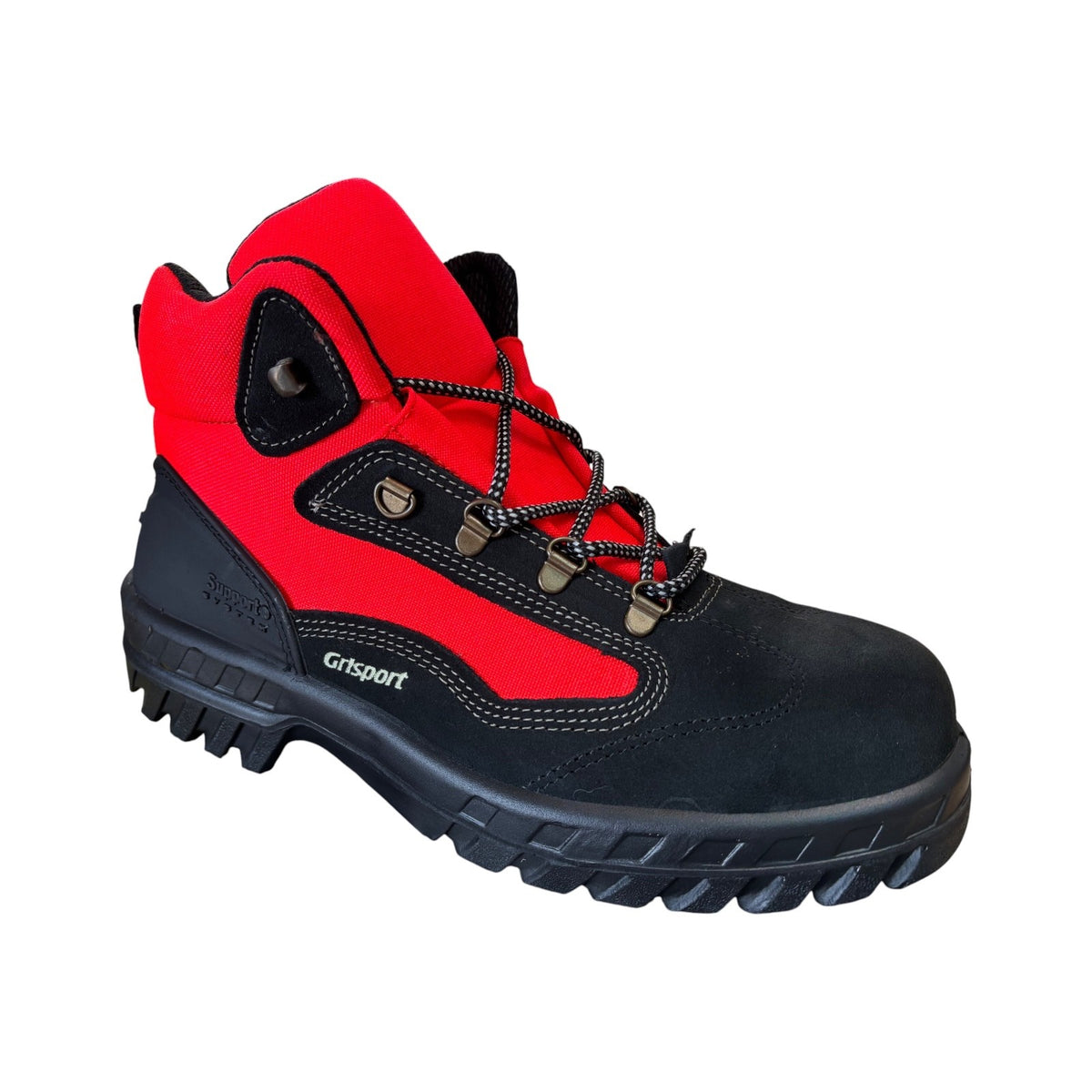 Grisport 748 Ischia S3 SRC — Scarpa Antinfortunistica Rossa Soccorritore