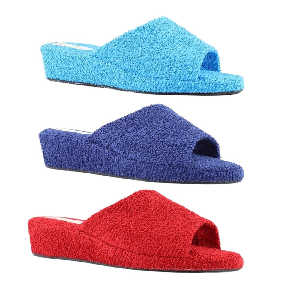 3Rose — Ciabatta Donna in Spugna con Zeppa 4 cm