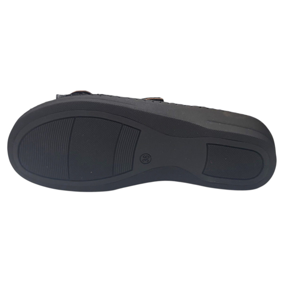 StilediVita 5514 — Ciabatta Donna con Zeppa e Strappi in Pelle