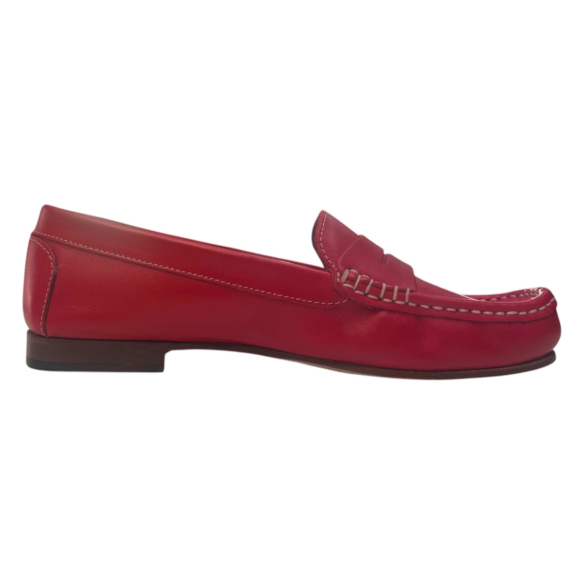 Bertone 2618 — Mocassino Donna Rosso in Pelle
