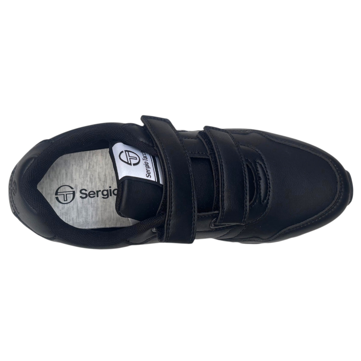 Sergio Tacchini Mile Velcro LTX — Sneakers Uomo Nere a Strappo
