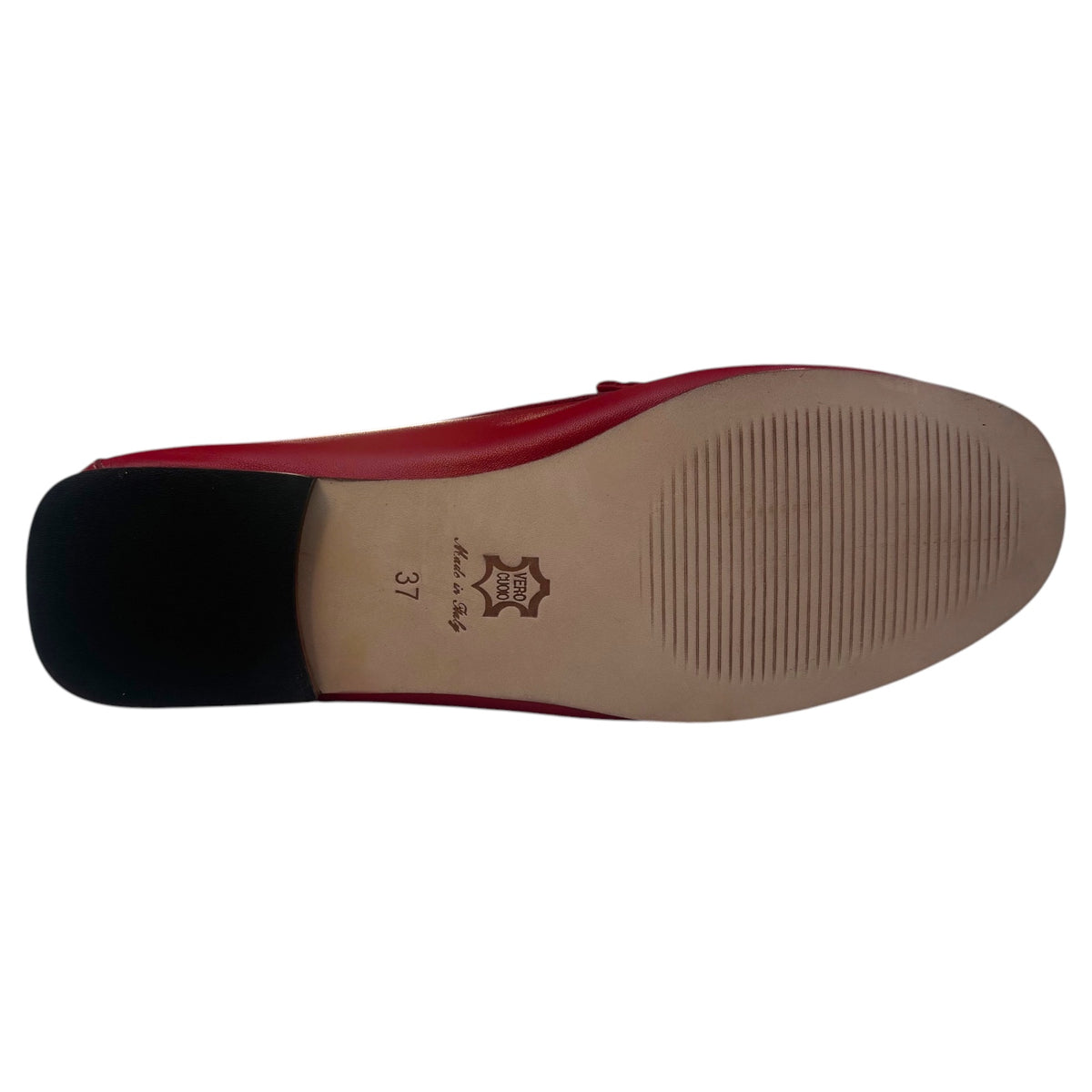 Bertone 2618 — Mocassino Donna Rosso in Pelle