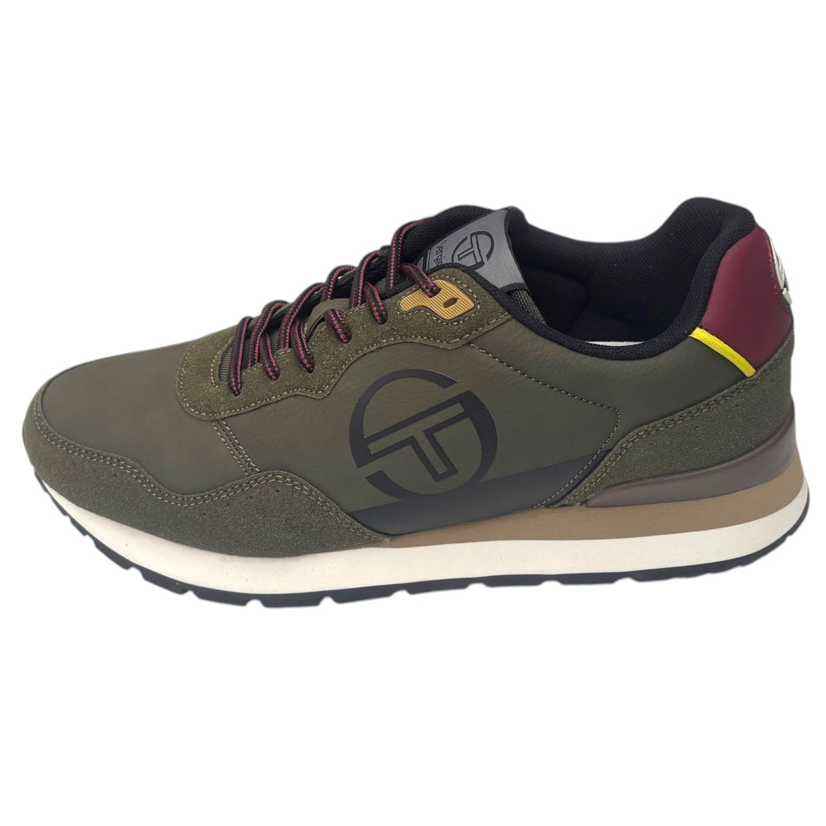 Sergio Tacchini Raider Mix — Sneakers Uomo Verde Militare