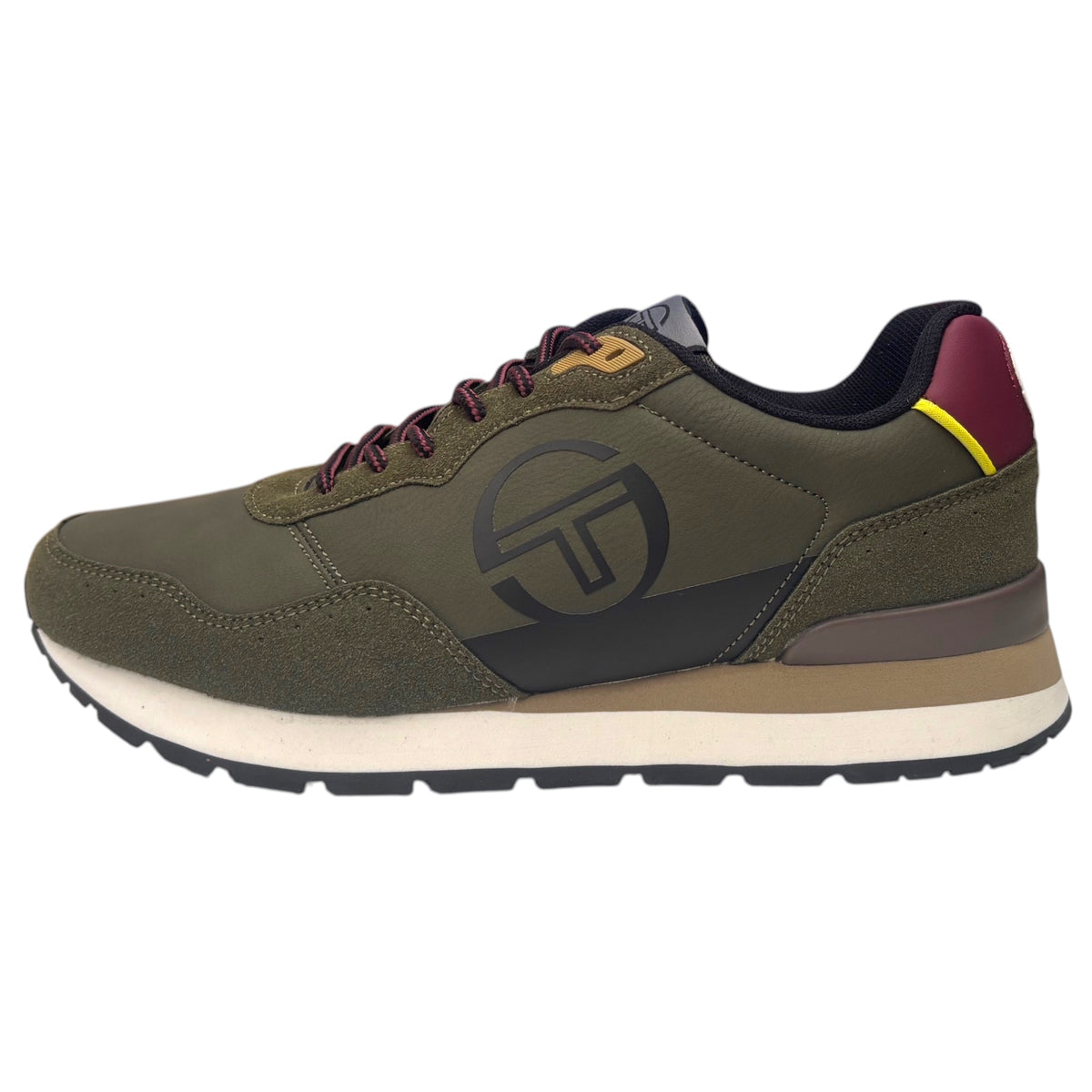 Sergio Tacchini Raider Mix — Sneakers Uomo Verde Militare
