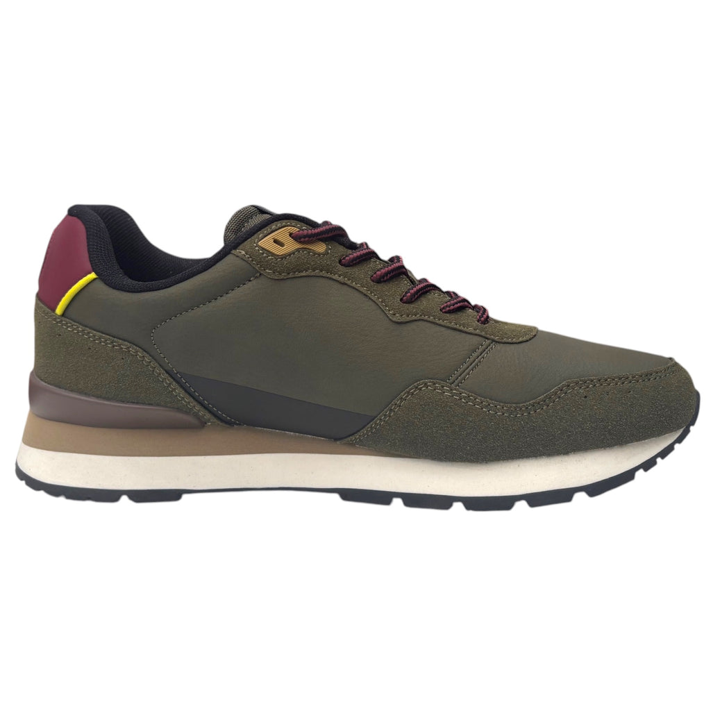 Sergio Tacchini Raider Mix — Sneakers Uomo Verde Militare