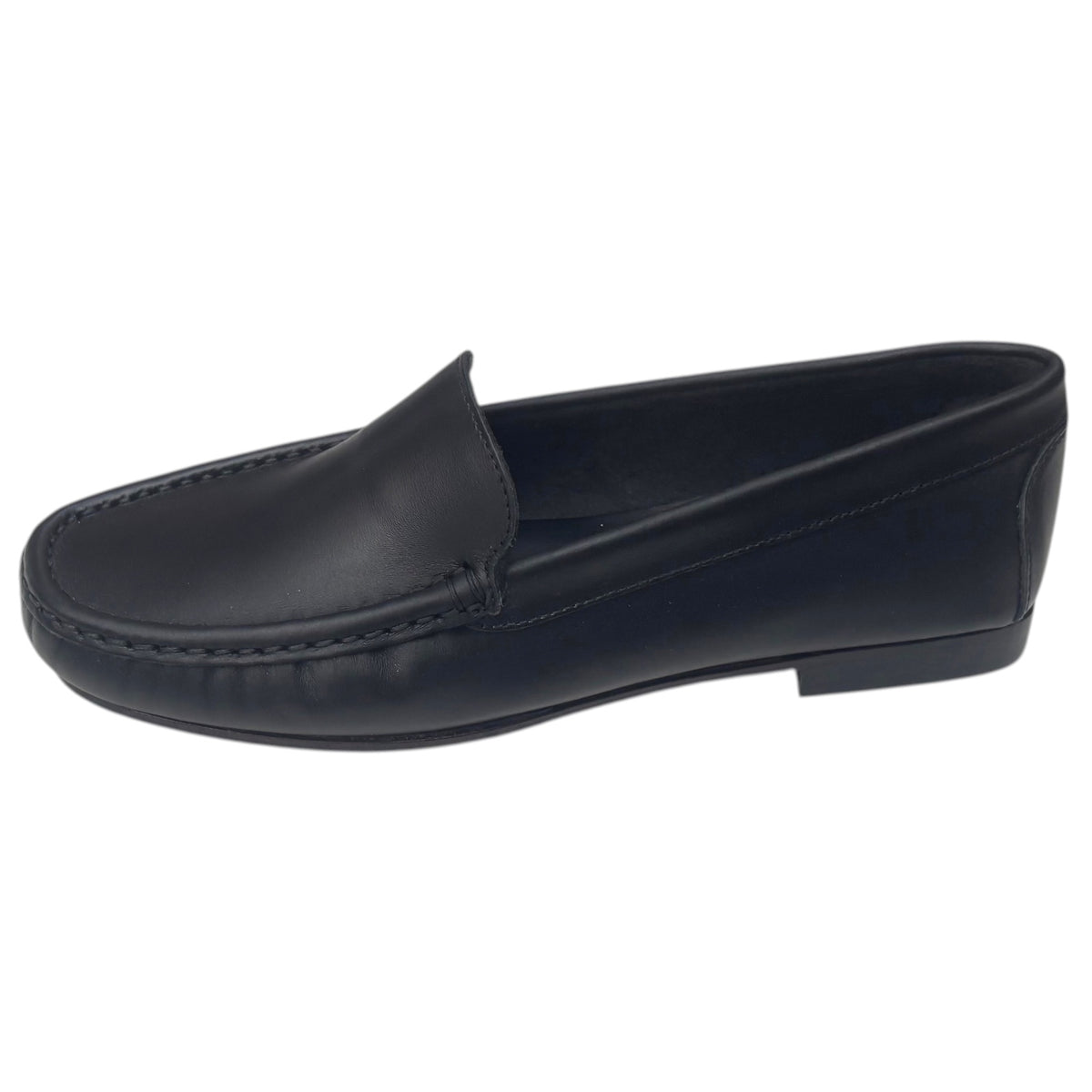 Bertone 320 — Mocassino Donna in Pelle di Vitello Nero