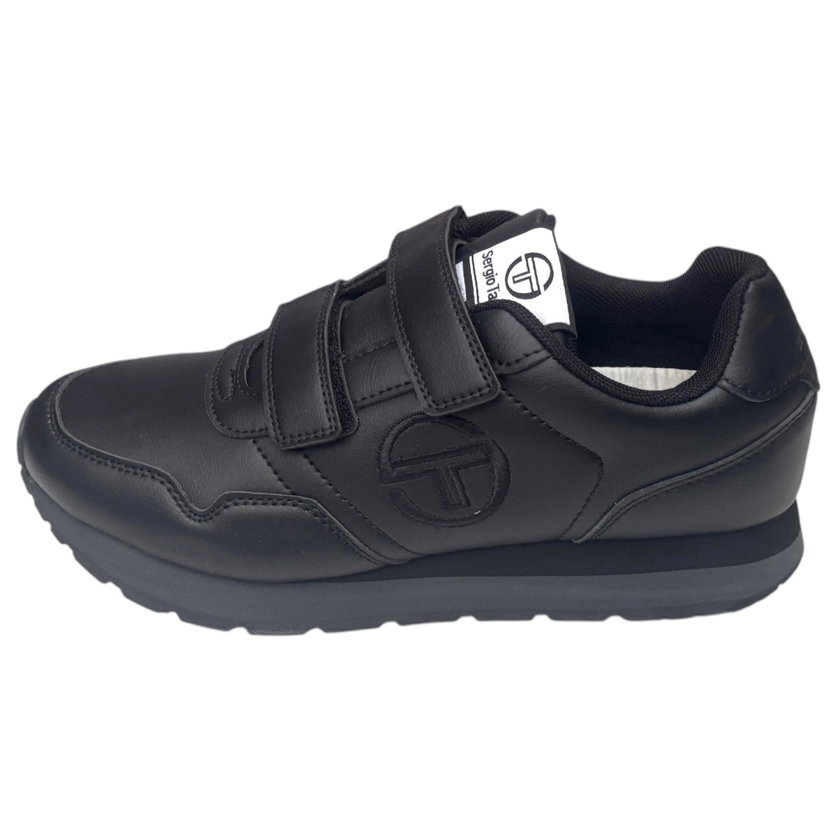 Sergio Tacchini Mile Velcro LTX — Sneakers Uomo Nere a Strappo